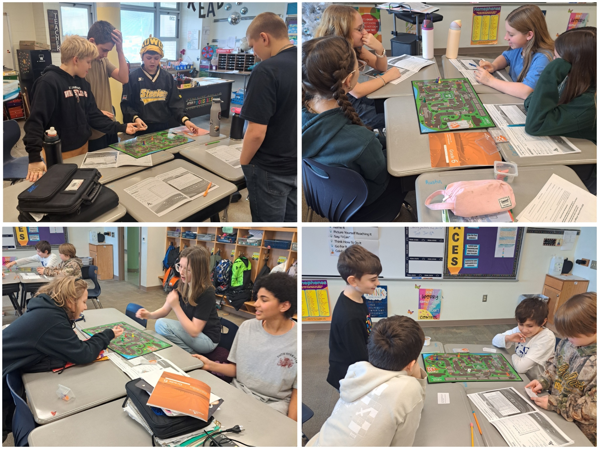 Photo collage of participating in Maximizing Life program activities.